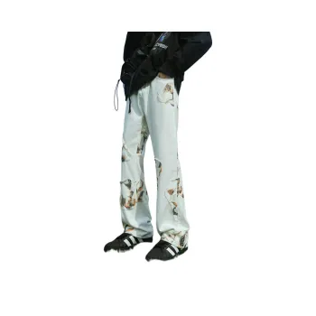 SOCKKEY Jeans Unisex White