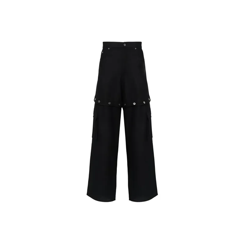 OFF WHITE Logo Embroidered Cargo Pants-0