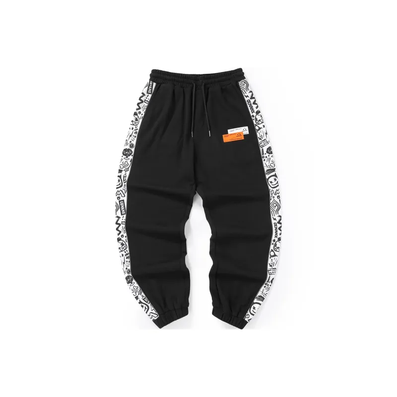 GENANX Jogger Sports Pants Unisex Black-0