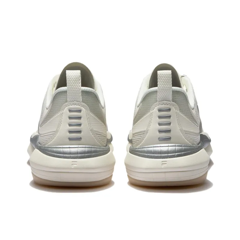 FILA FUSION RAY V Radiation 5th Generation Cushioning, Wear Resistant Low Top Casual Shoes Men's White-2
