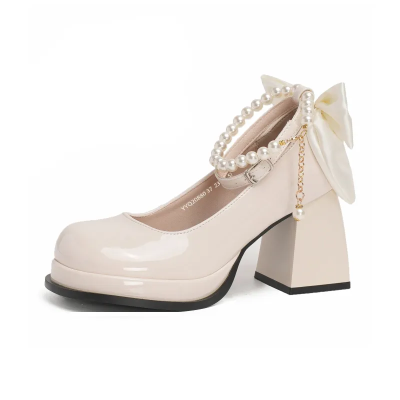 Take The Qin Chunky Heel Mary Jane Shoes Women's-14