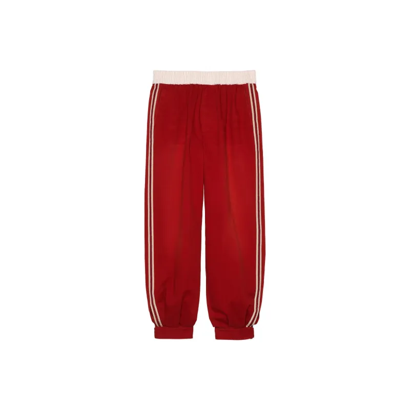 GUCCI SS21 Casual Pants Men's Red-0
