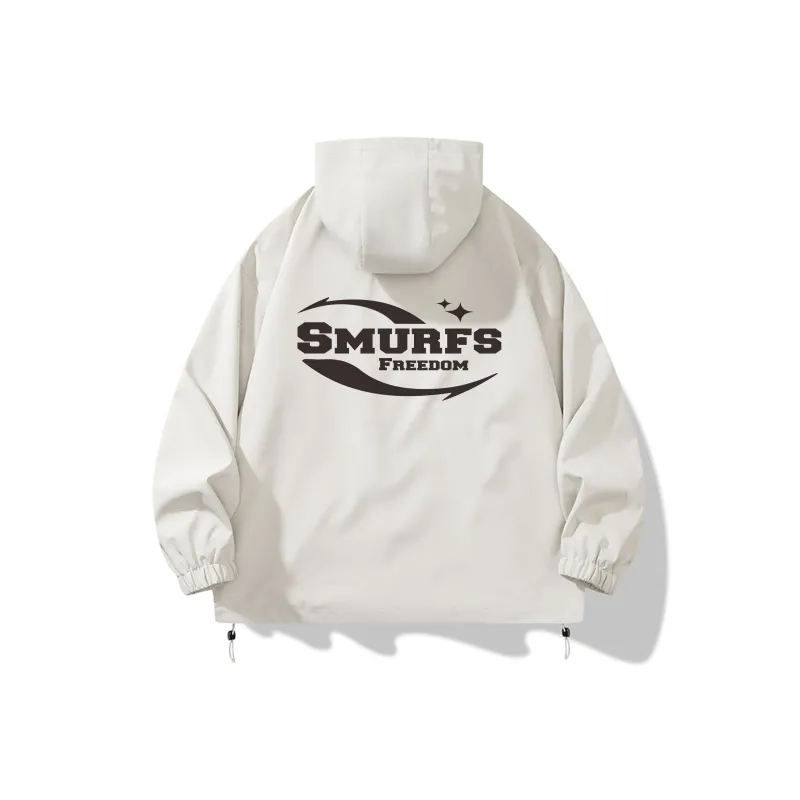 The Smurfs Jackets Coats Unisex Light Gray Green-4