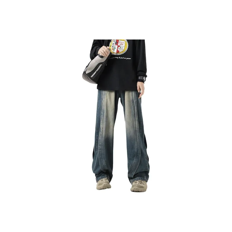 GENT LORE Jeans Unisex Vintage Blue-0