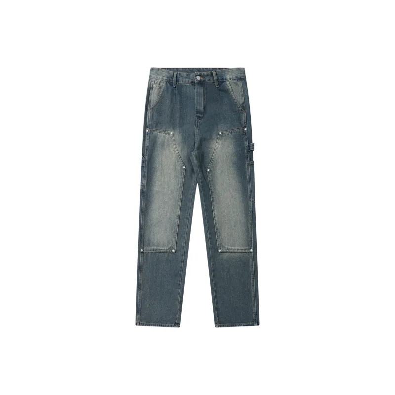 GNOMESHGH Jeans Unisex Yellow Mud Black-18