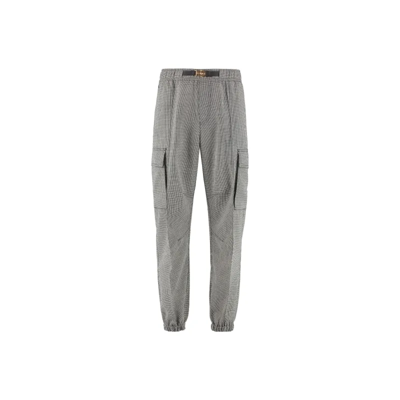 VERSACE FW22 Knitted Sports Pants Men's Gray-0