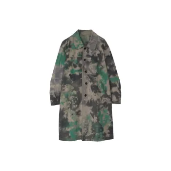 CROQUIS Trench Coats Unisex 261 Gray Khaki