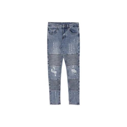 BLUESFLY Slim Fit Pants Jeans Men's Blue