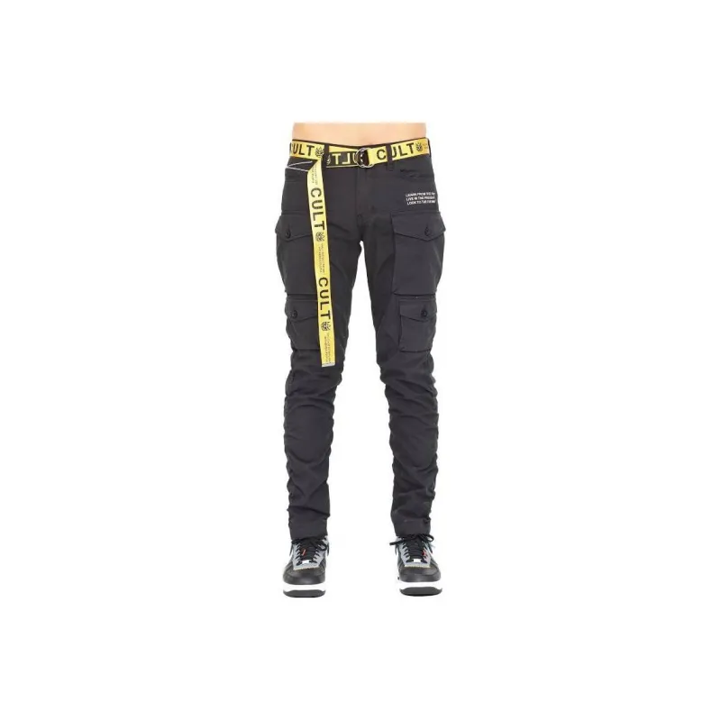 CULT OF INDIVIDUALITY Cargo Pants Men's Black-0