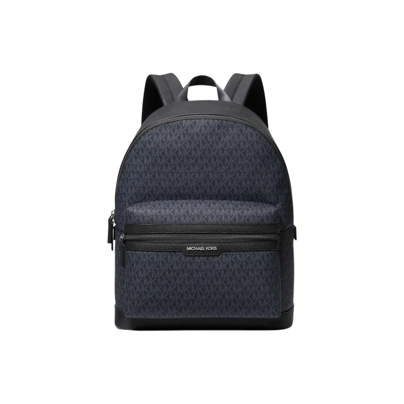MICHAEL KORS MK Cooper Artificial Leather Backpack Men's Dark Blue-0