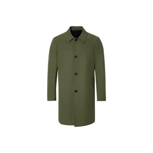 ANDREW MACKENZIE SS24 Trench Coat Men's Green
