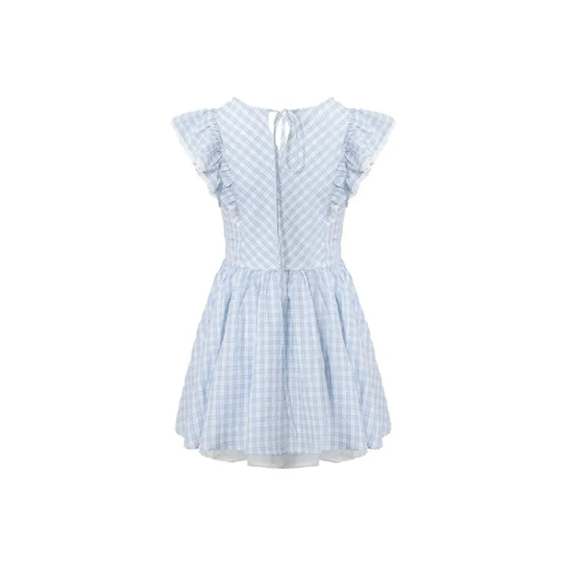 SECFLY OFFICIAL Sleeveless Dress Women's Light Blue-1