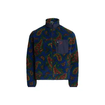 Polo Ralph Lauren Paisley Print Fleece Jacket