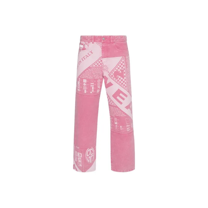 GCDS Jeans Men Pink-0