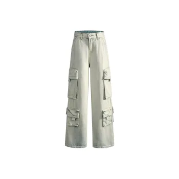Endless Abyss Jeans Unisex Washed White
