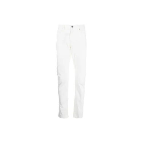EMPORIO ARMANI J06 Comfort Stretch gabardine Slim fit Trousers