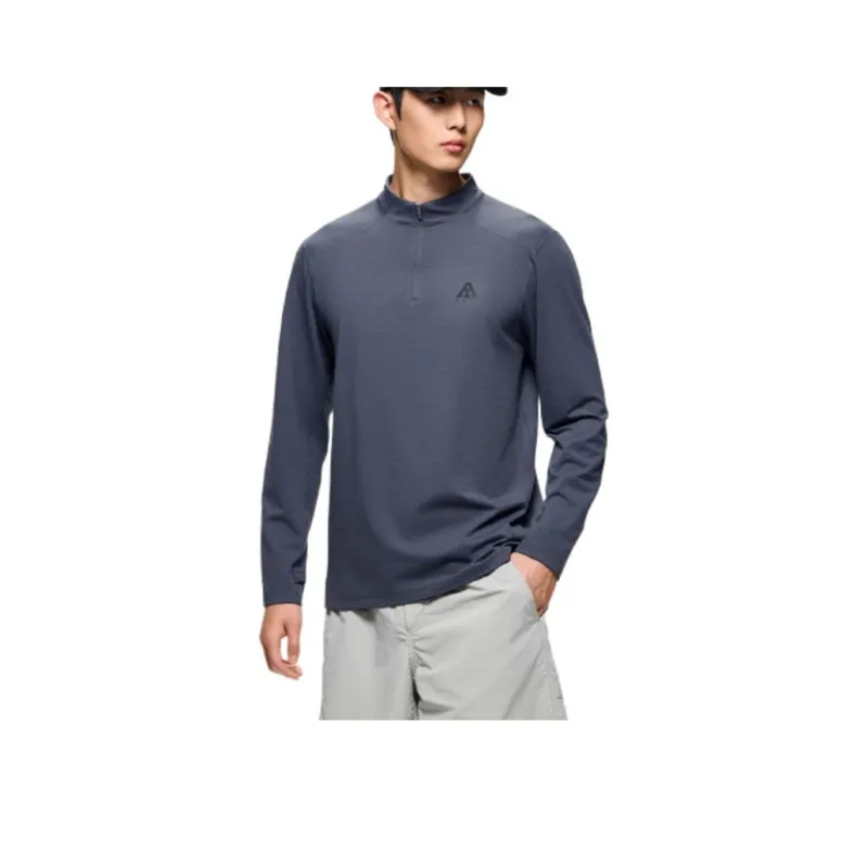 Anta Outdoor Collection T Shirt Men's Men's Gray Clothing-0