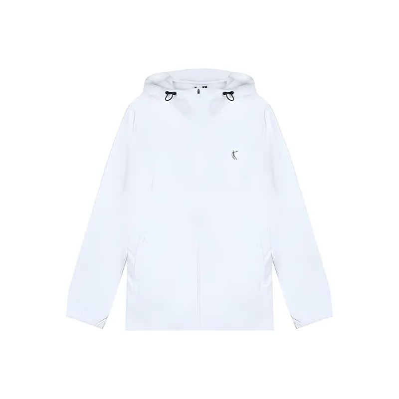 QIAODAN Trench Coat Men's Jordan White-0