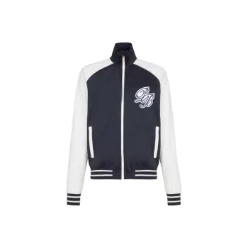 BALMAIN Logo-appliqué Varsity Jacket