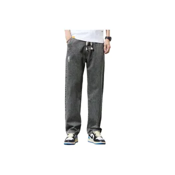 DEBRAND Jeans Men Smoke Gray