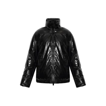 DIESEL SS24 Puffer Jacket Coat Men's Black