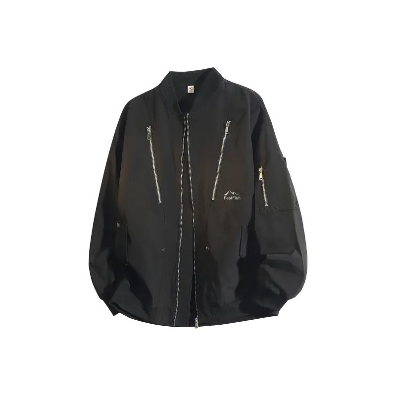 FASTFISH Jackets Coats Unisex Army Green-9