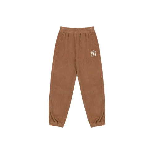 MLB New York Yankees Knitted Sweatpants Unisex Brown