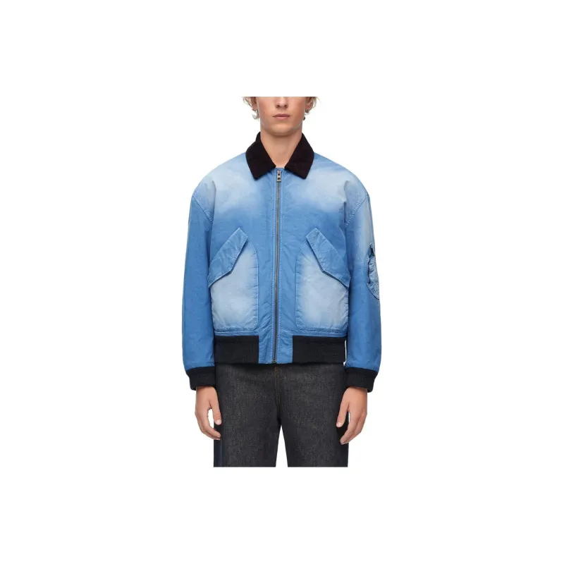 LOEWE Sun-Bleached Effect Bomber Jacket-0