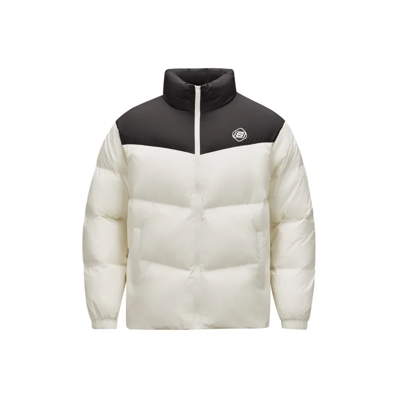 Skechers Sports Life Collection Down Jacket Unisex Marshmallow White-0
