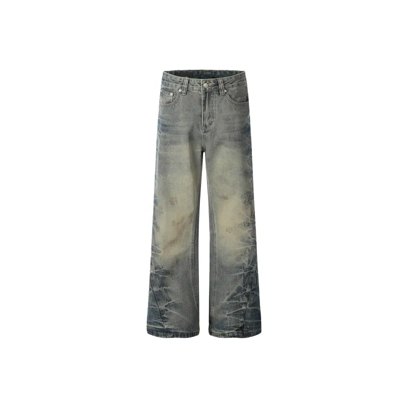 MT99 Jeans Unisex Vintage Blue-0