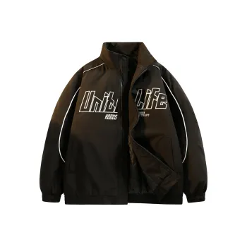 Unite Life HOODS Puffer Jacket Unisex Black