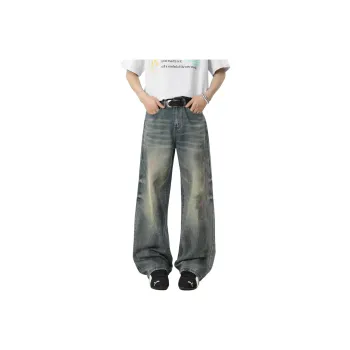 DANGERTIGER Jeans Unisex Vintage Blue