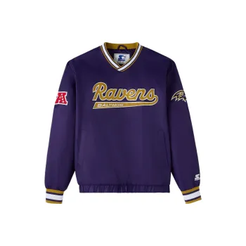 NFL X NFL Baltimore Ravens Starter Trainer Pullover Jacket