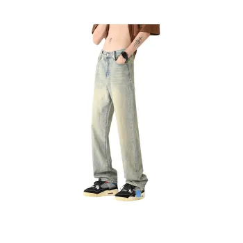 RENBEN Jeans Unisex Yellow Mud