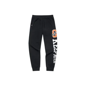Anta Jogger Thickened Sports Pants Men's Black