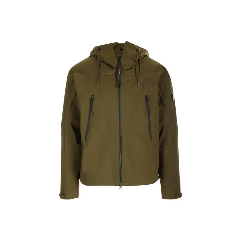 C.P.Company Pro Tek Hooded Jacket Jackets Coats Men's Ivy Green-0
