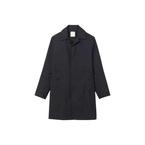 Sandro Düz Kesim Su Geçirmez Ceket Jackets & Coats Men's Blue