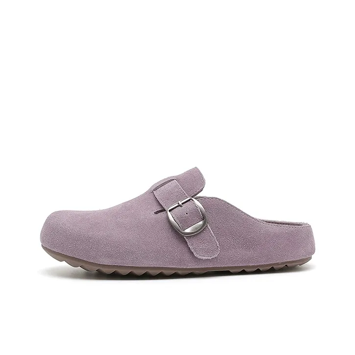 DAPHNE Rubber Sole Slip Resistant Closed Toe Slippers Women's-4