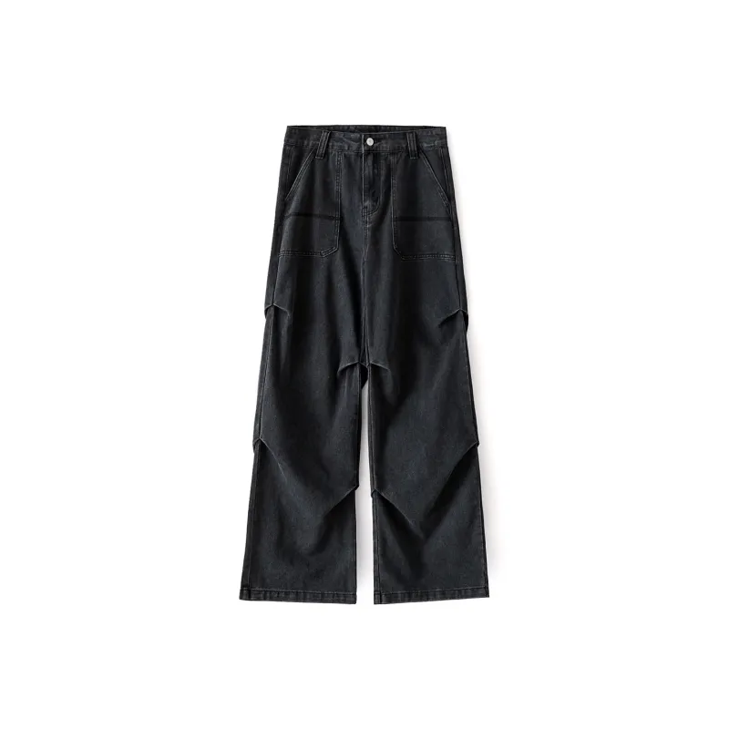 TINA GIA Jeans Unisex Black Gray-0