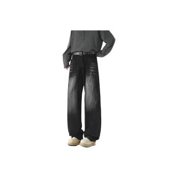 Children Of Huaxia 2025 Spring And Summer Jeans Men's Black Gray