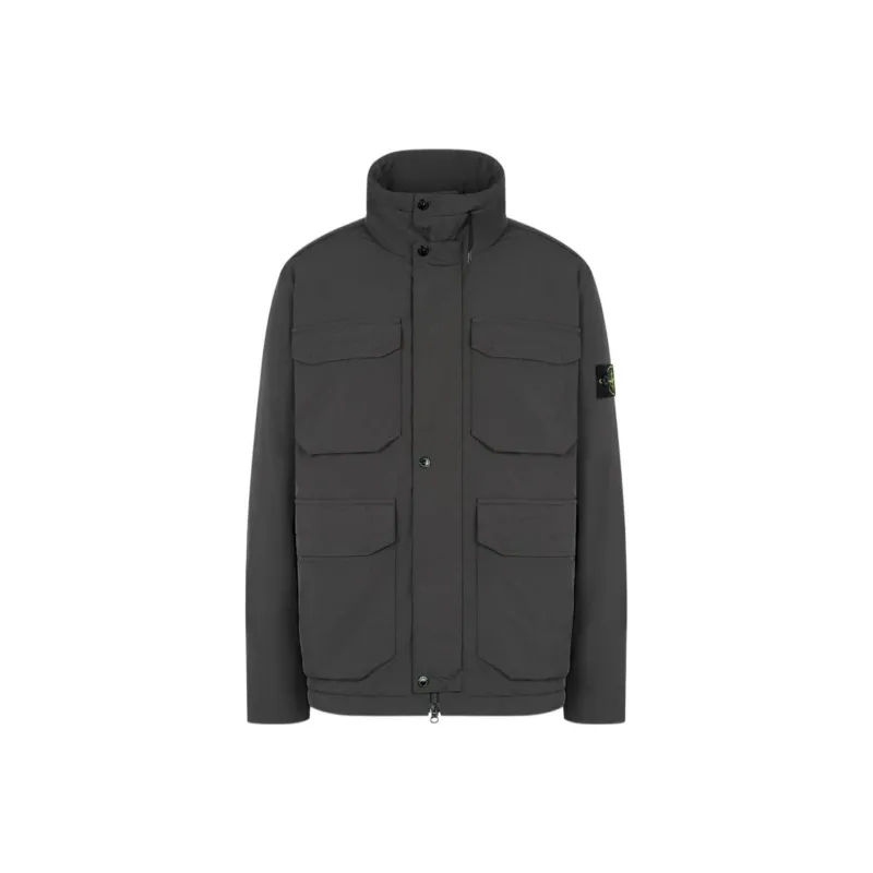 STONE ISLAND Compass Badge Funnel Neck Puffer Jacket-0