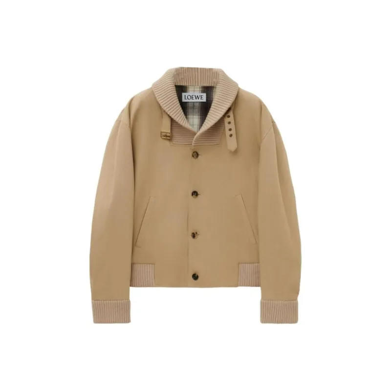 LOEWE SS24 Jackets Coats Men's Sand-0