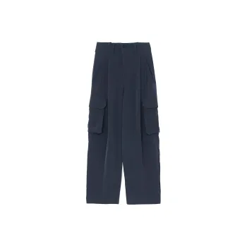 Yohji Yamamoto Cargo Pants Unisex Blue Gray