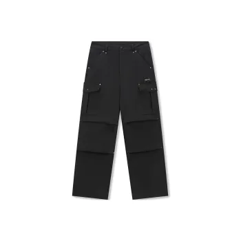 DICETINY Cargo Pants Unisex Charcoal Black