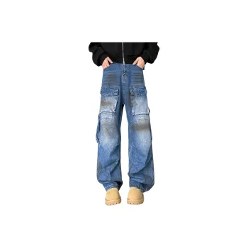 WELTER EXPERIMENT Jeans Unisex Blue
