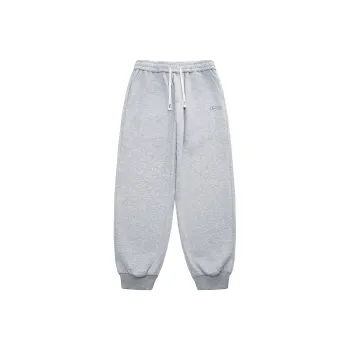 SUPERMOON Thickened And Fleece-Lined Sweatpants Cuffed Pants Unisex