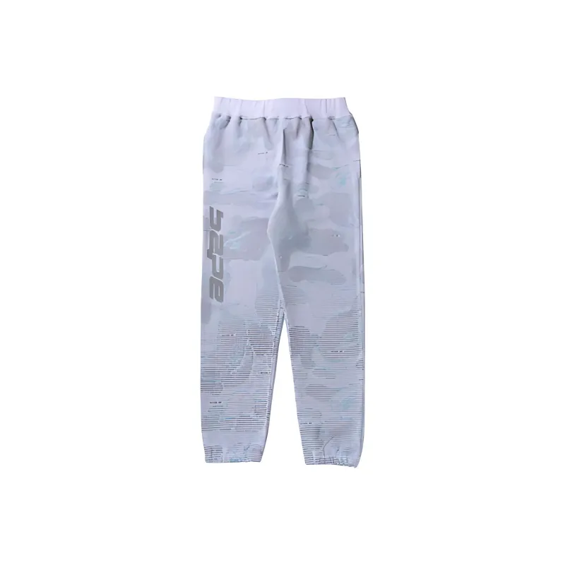 A BATHING APE Text Code Camo Sweatpants-2