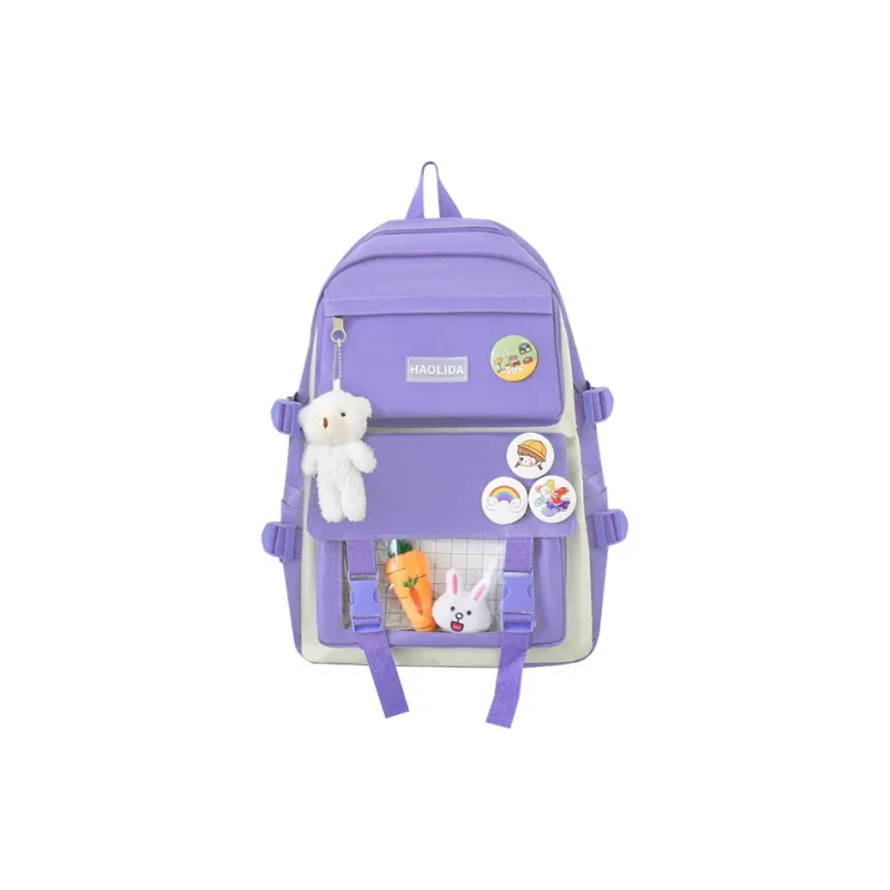ADOONGA Canvas Backpack Unisex Multicolor-9