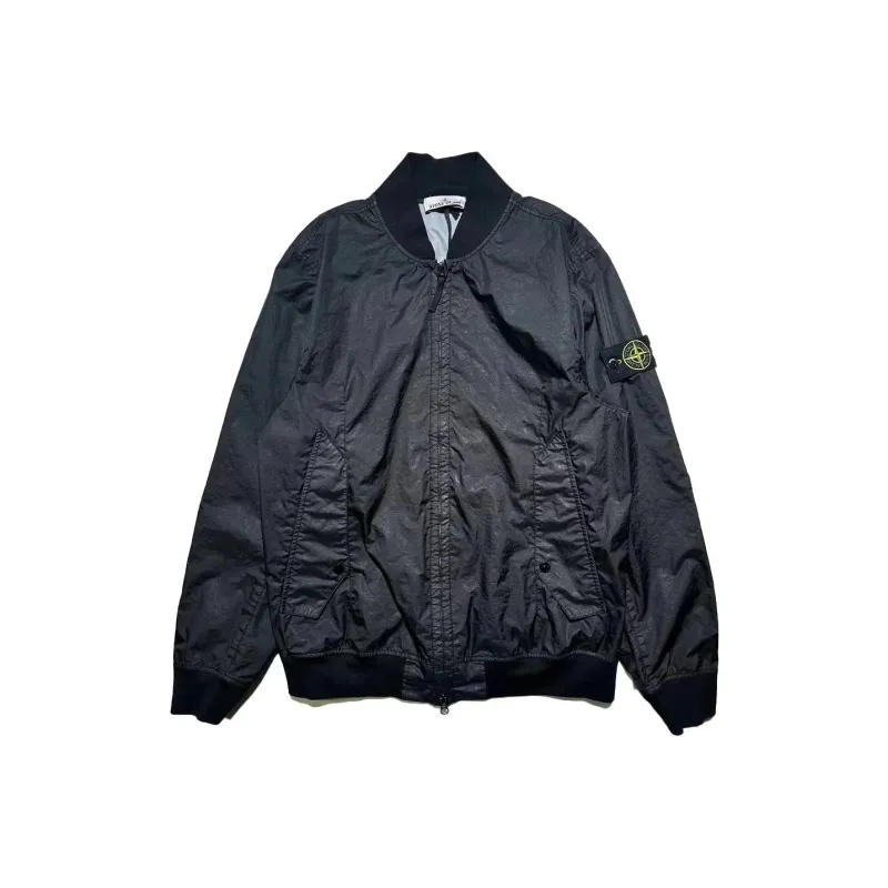STONE ISLAND Zip Up Bomber Jacket-0