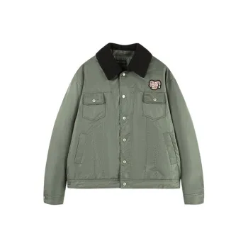 DANGEROUSPEOPLE Puffer Jacket Unisex Army Green
